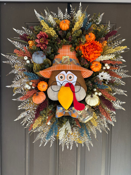 Turkey Fall Wreath