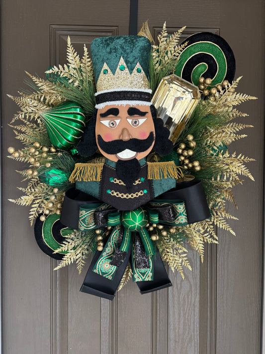 Emerald Nutcracker Wreath